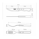 Juego de cubiertos jumbo 4 pzas.