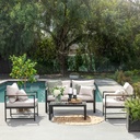 Juego living terraza Mykonos 2-1-1