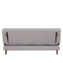 Futón con almacenaje Argis gris