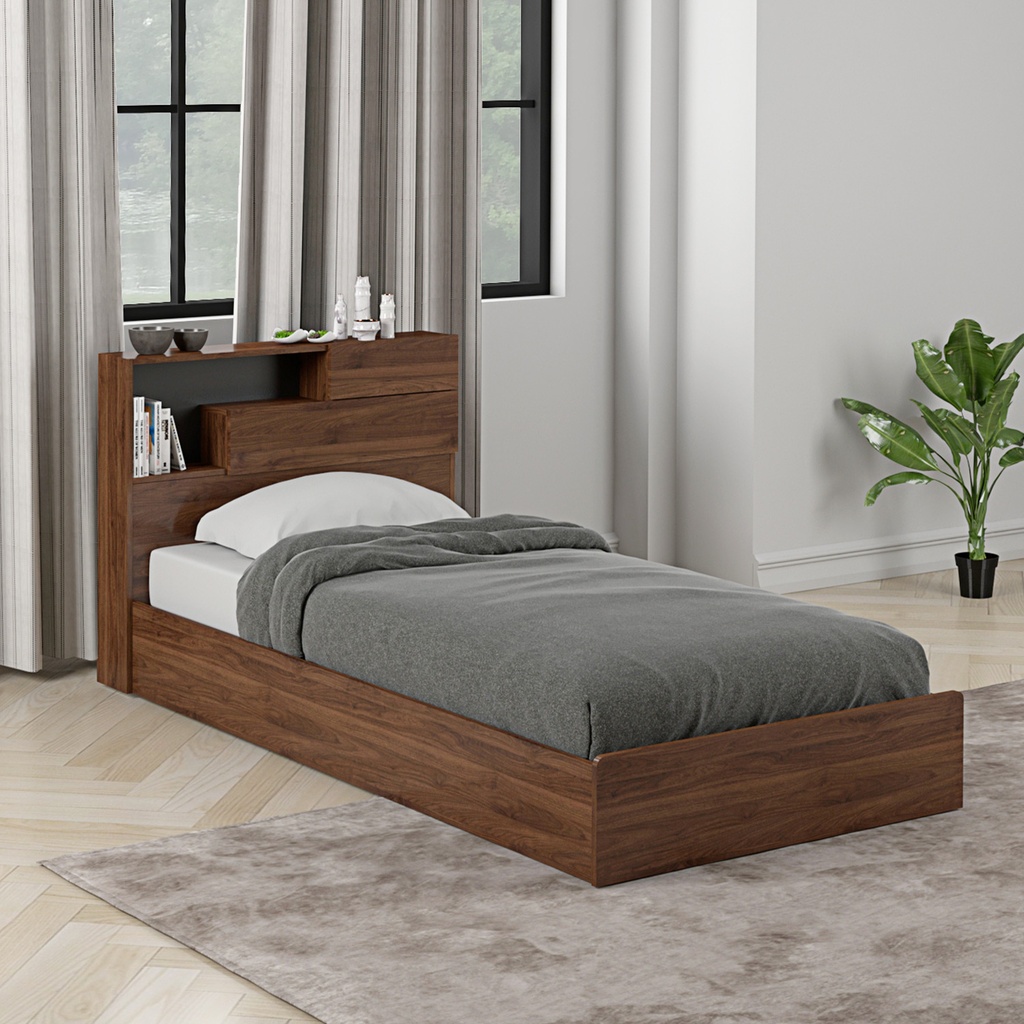 Cama 1 plaza Boegel café 90x190cm