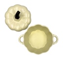 Bowl cerámica calabaza con tapa 10,5cm