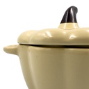 Bowl cerámica calabaza con tapa 10,5cm