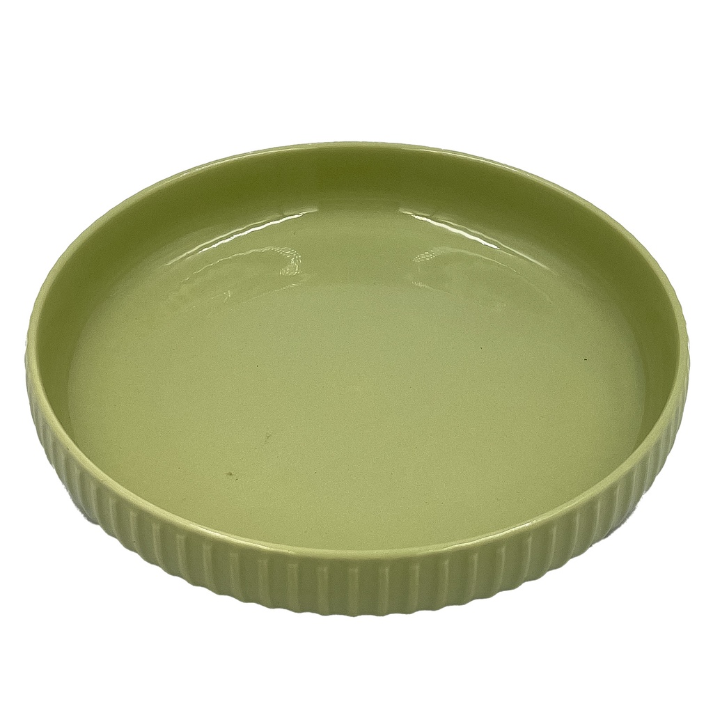 Plato hondo Comacchio verde 20cm