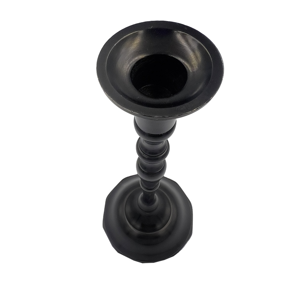 Candelabro negro 25cm