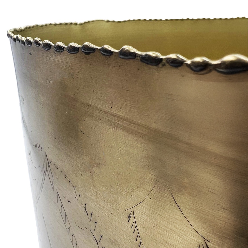 Macetero dorado 24cm