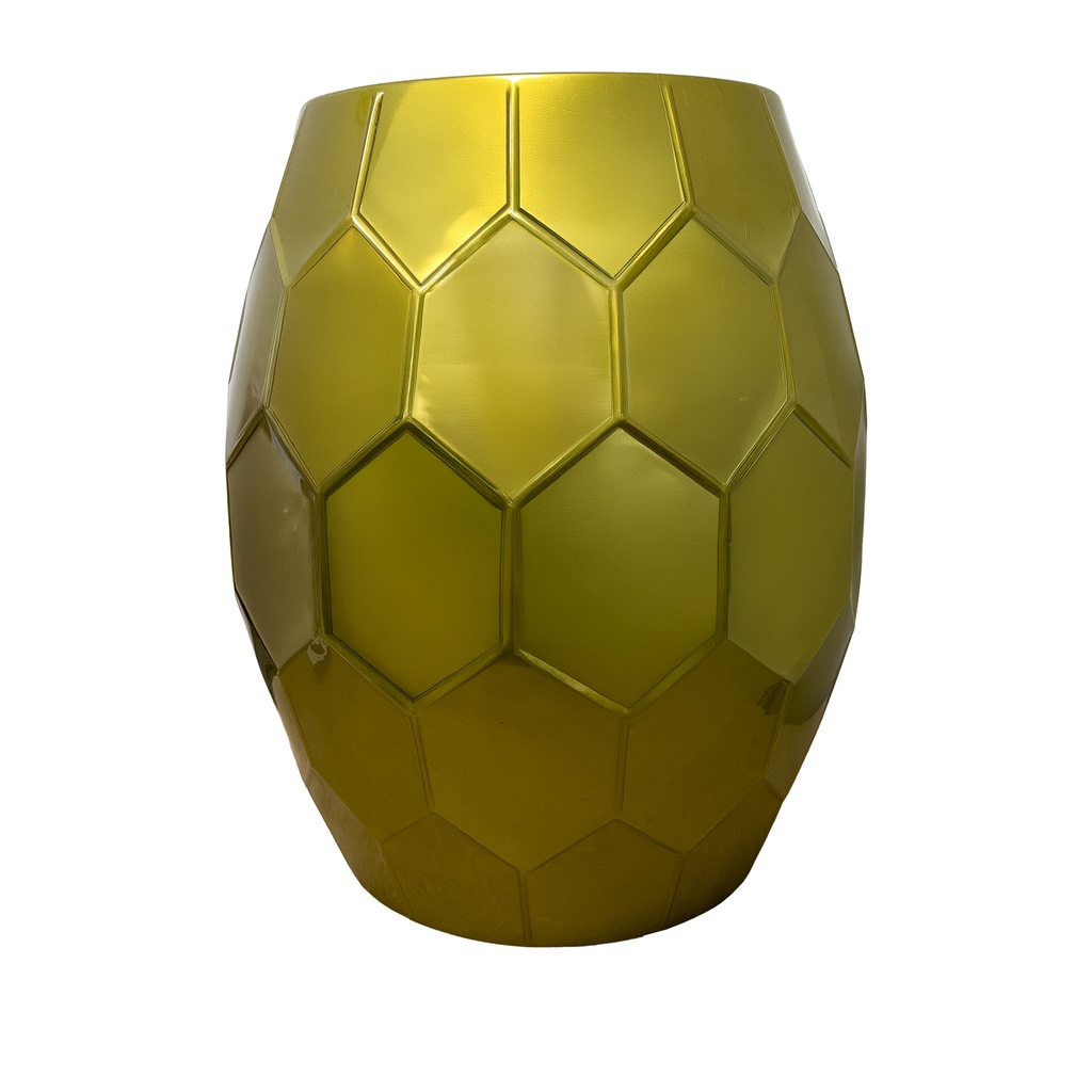 Mesa lateral dorada 40x40x49cm