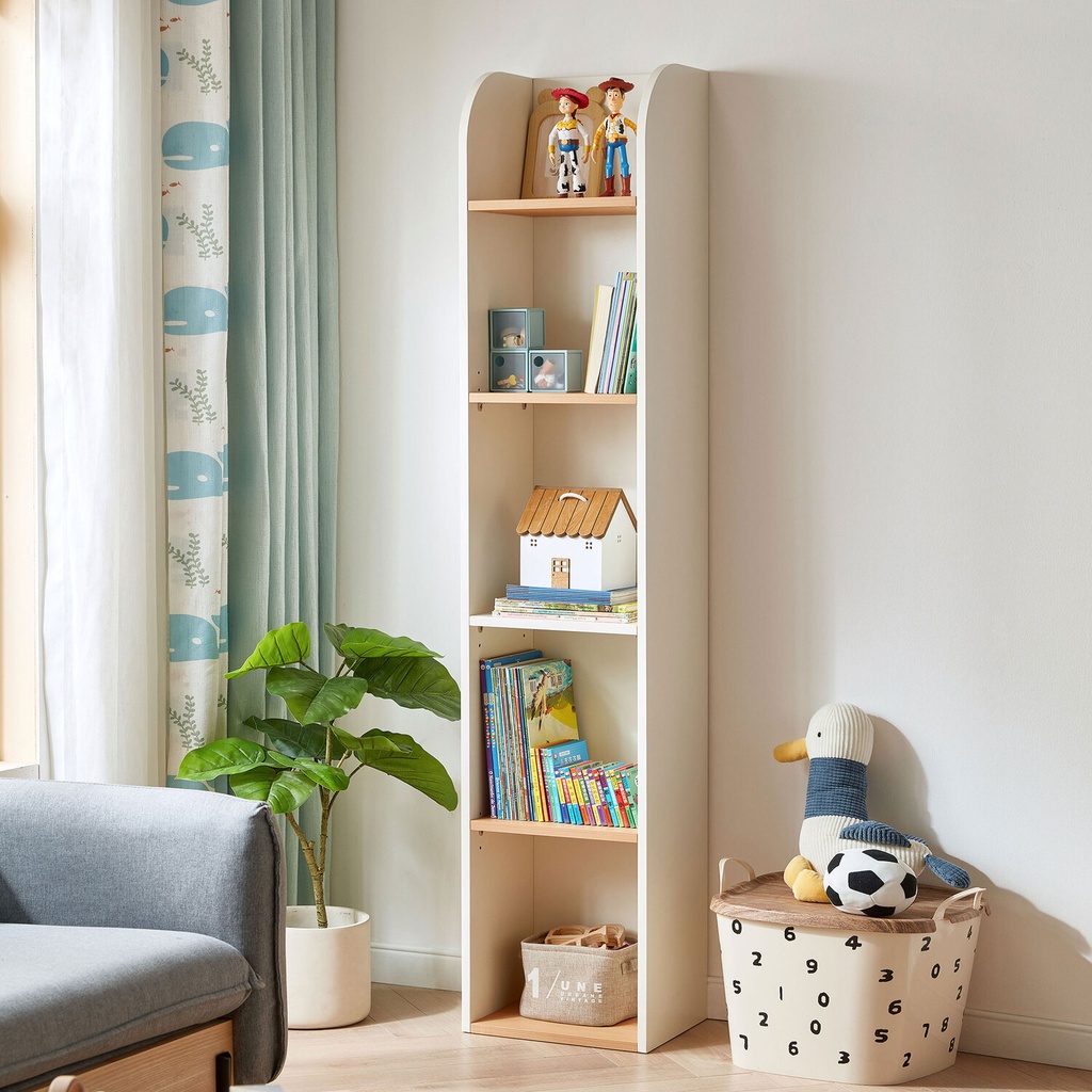 Librero Abasi blanco madera