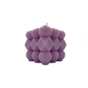 Vela cubo rubik morado 6cm