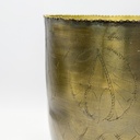 Macetero dorado 25cm