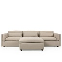 Sofá seccional Nino beige