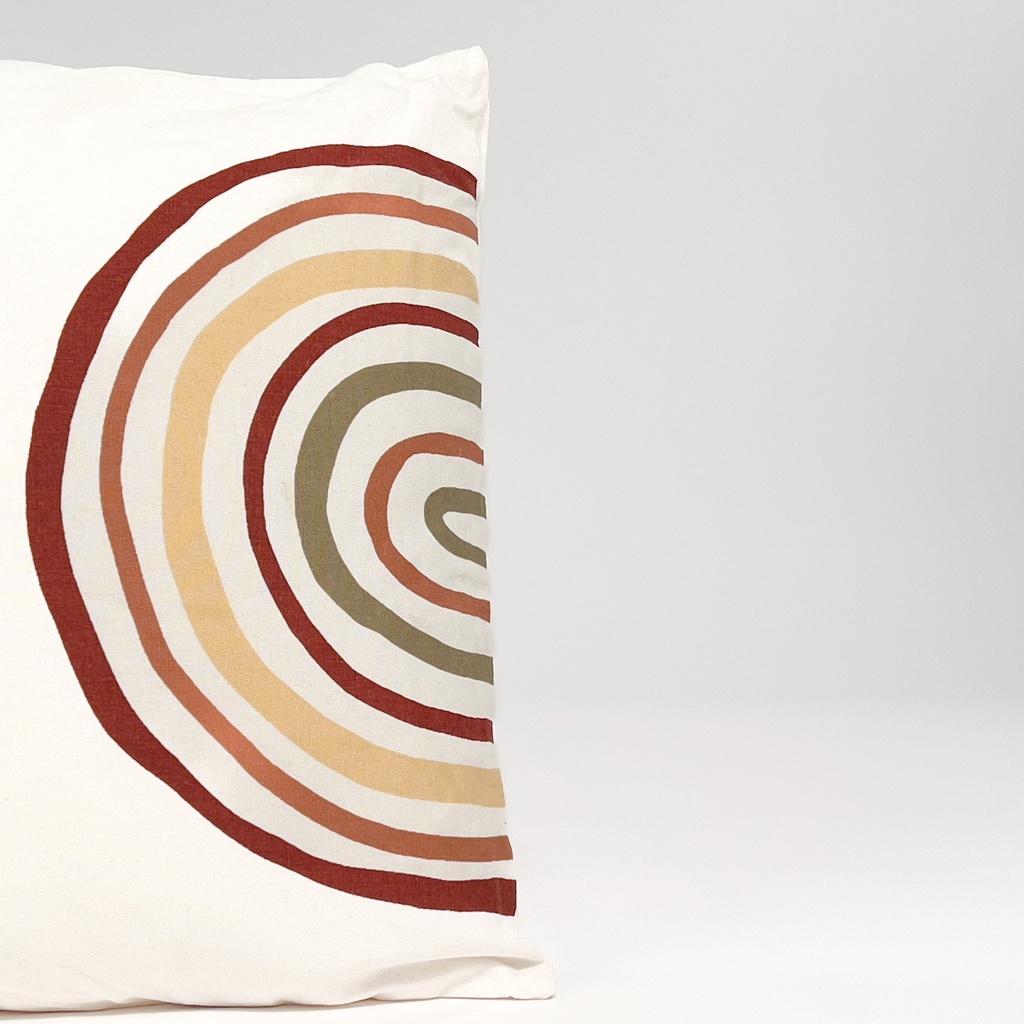 Cojín arcoiris doble 45x45cm