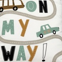 Cojín kids on my way 45x45cm