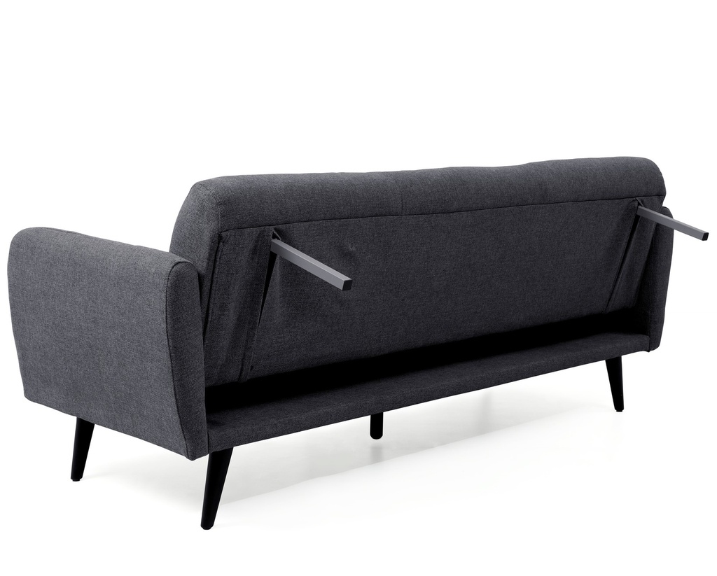 Sofá cama Tino gris oscuro