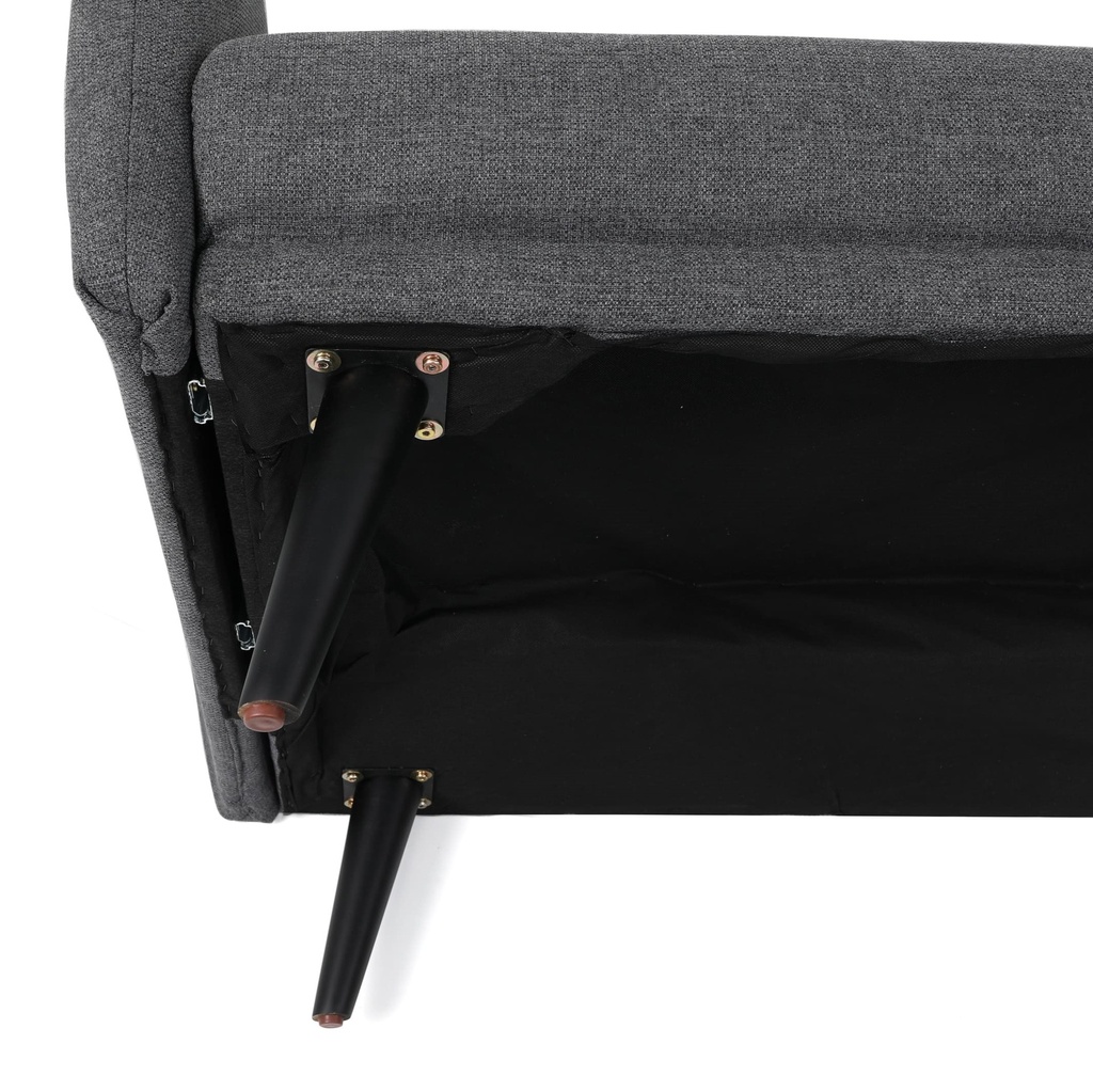 Sofá cama Tino gris oscuro