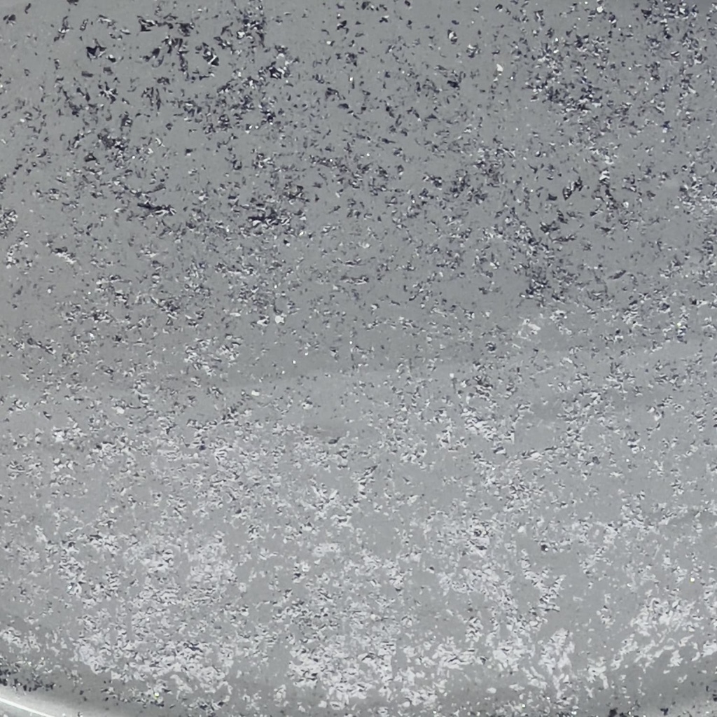 Bandeja ovalada plateada 23,5x15x1cm