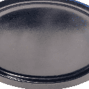 Bandeja ovalada negra 23,5x15x1cm