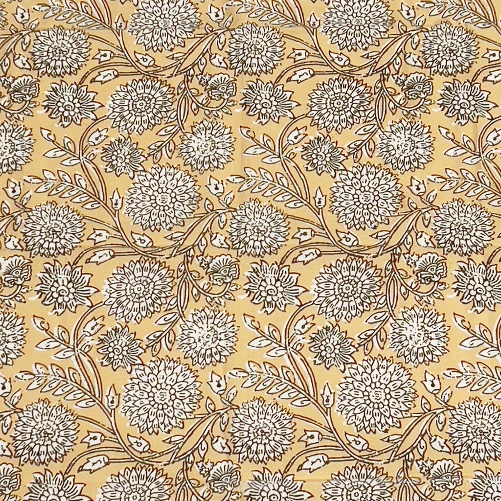 Mantel flower print crudo 150x250cm