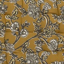 Cojín silla print amarillo 40x40cm