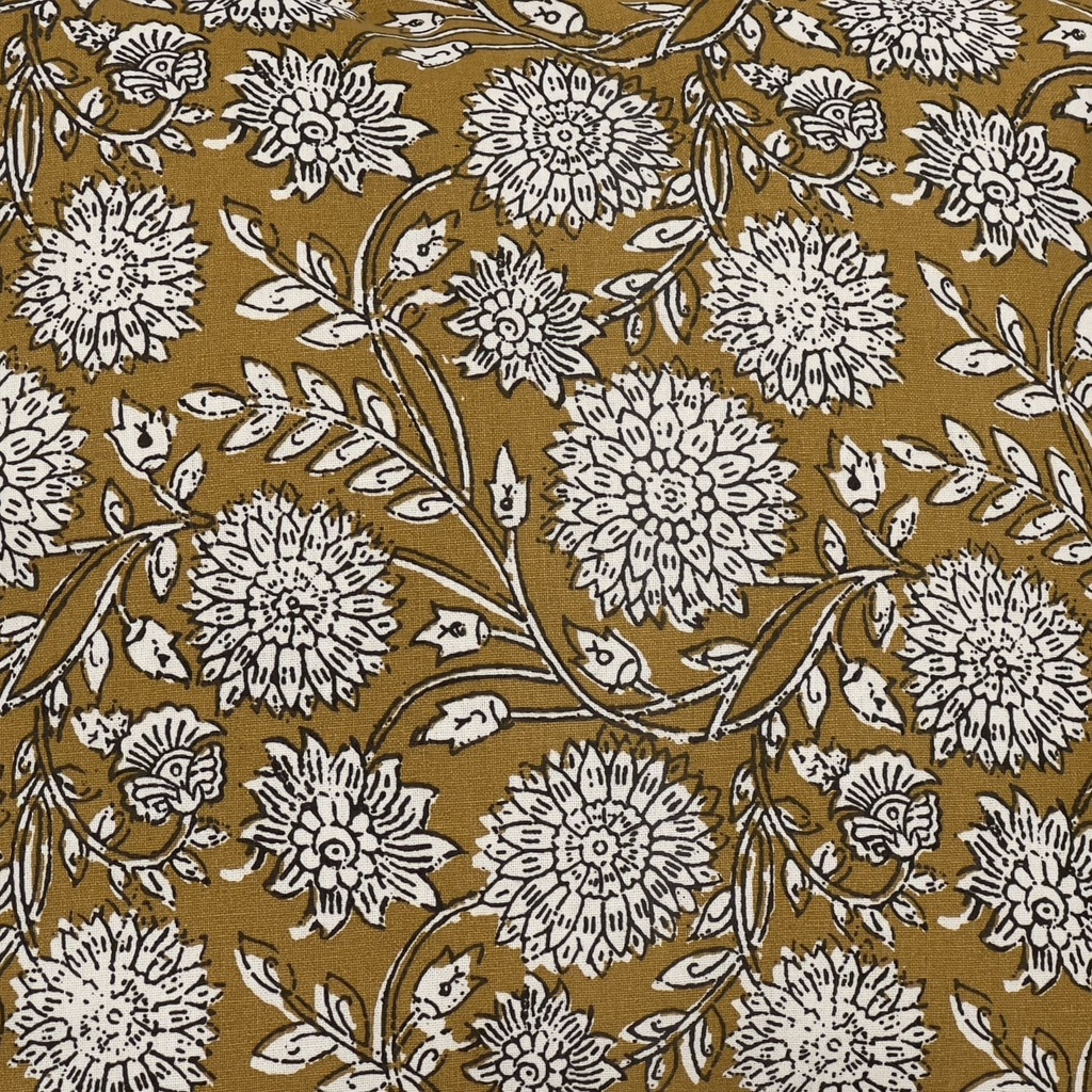 Cojín print amarillo 45x45cm