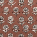 Cojín print naranjo 45x45cm