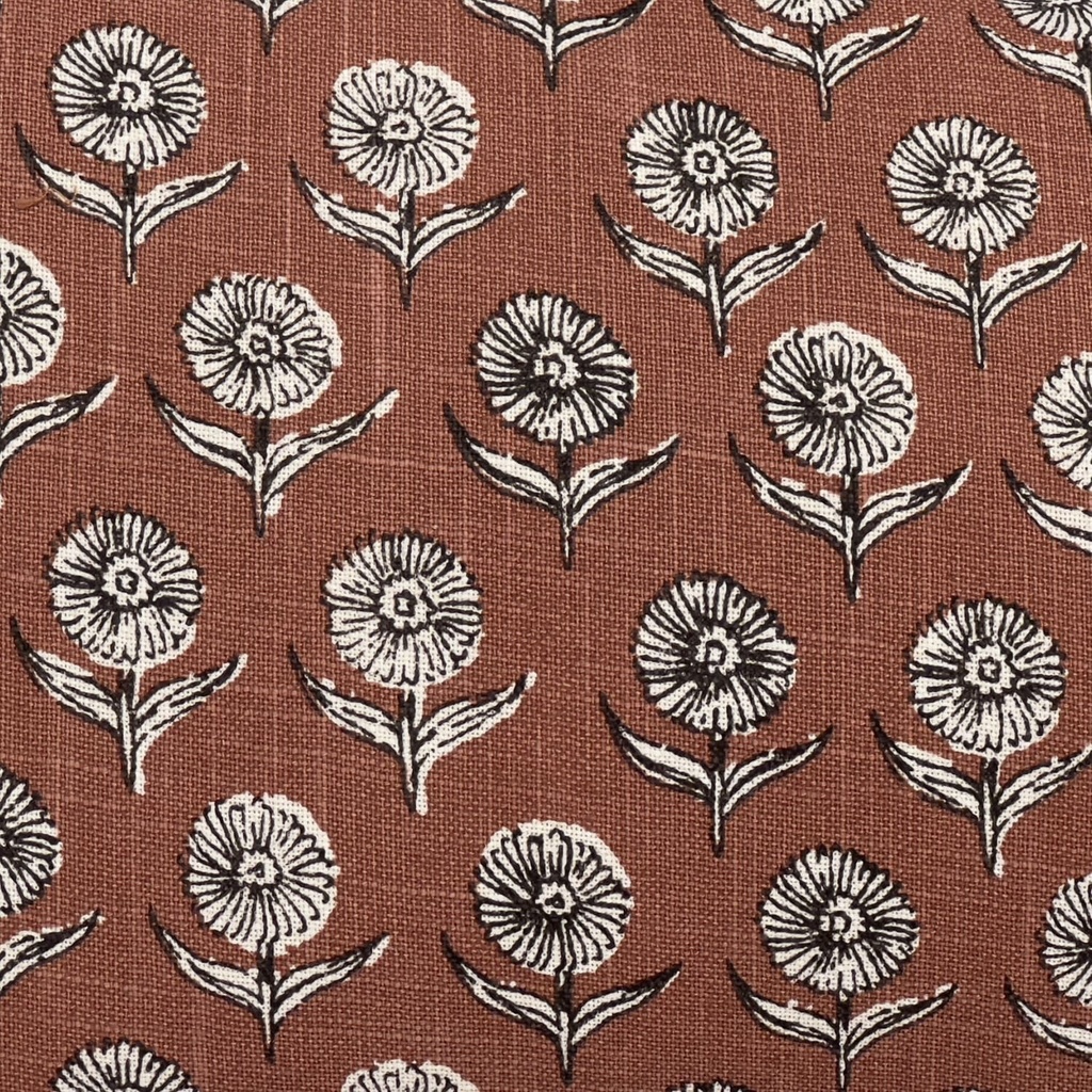 Cojín print naranjo 50x30cm