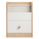 Velador Marcus 2 cajones