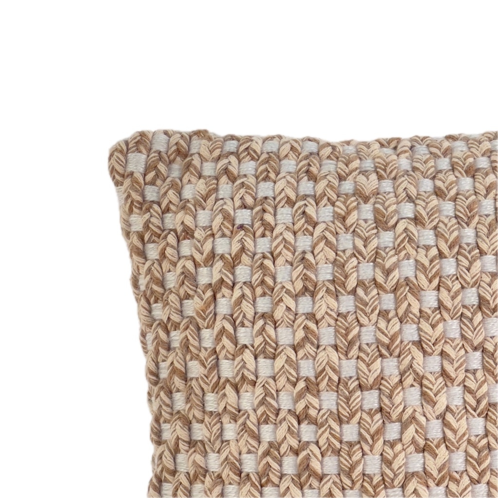 Cojín Pet tejido beige 30x50cm