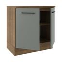 Base cocina Agata gris 2 puertas 80cm