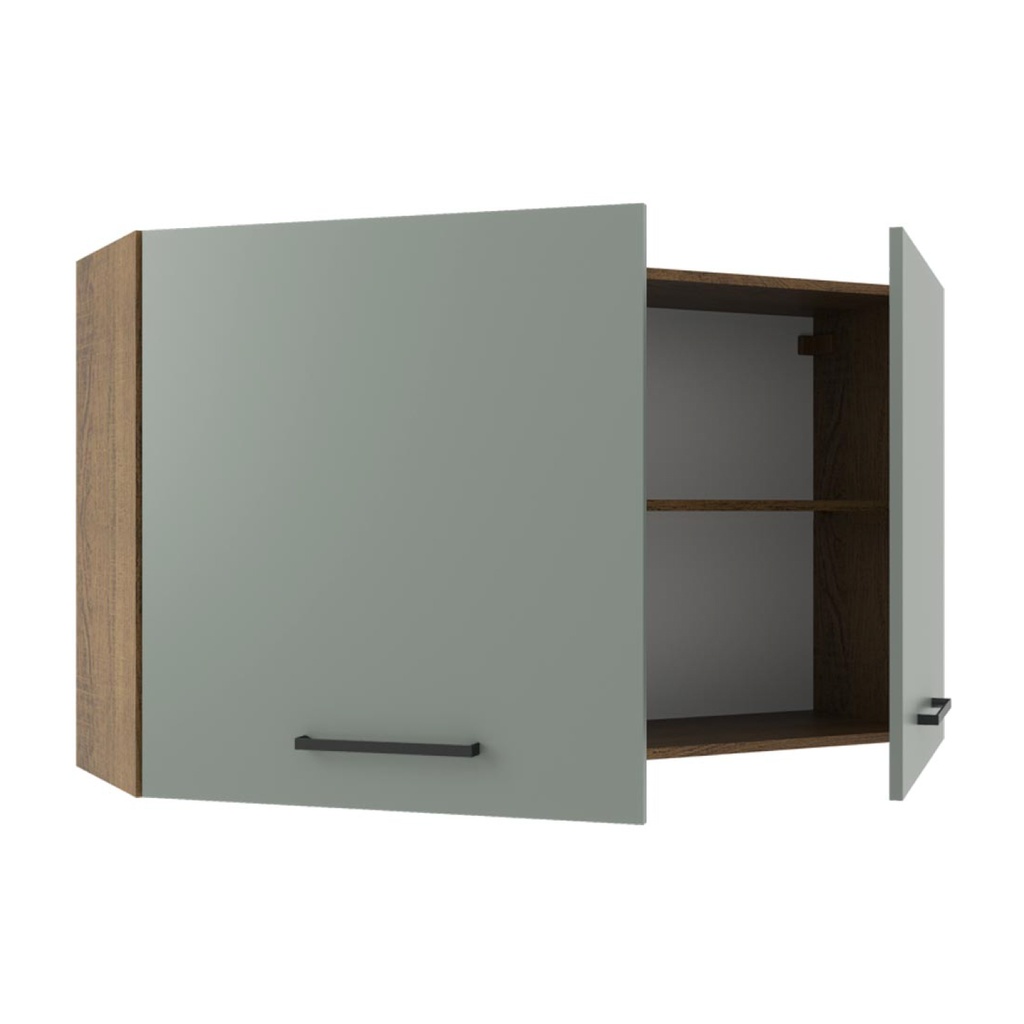 Aéreo cocina Agata gris 2 puertas 80cm