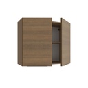 Aéreo cocina Stella café 2 puertas 80cm