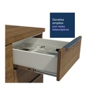 Base cocina Stella café 3 cajones 40cm