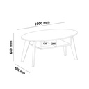 Mesa centro Diva blanco