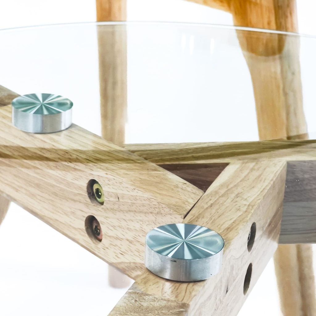 Mesas de centro bambú set de 2 