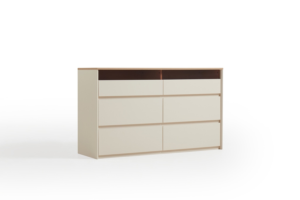 Cómoda Estonia 6 cajones