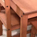 Juego Comedor 6 sillas Lucía café