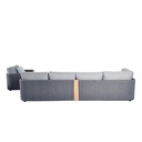 Juego living terraza seccional Ámbar 4 pzas