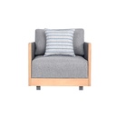 Juego living terraza seccional Ámbar 4 pzas