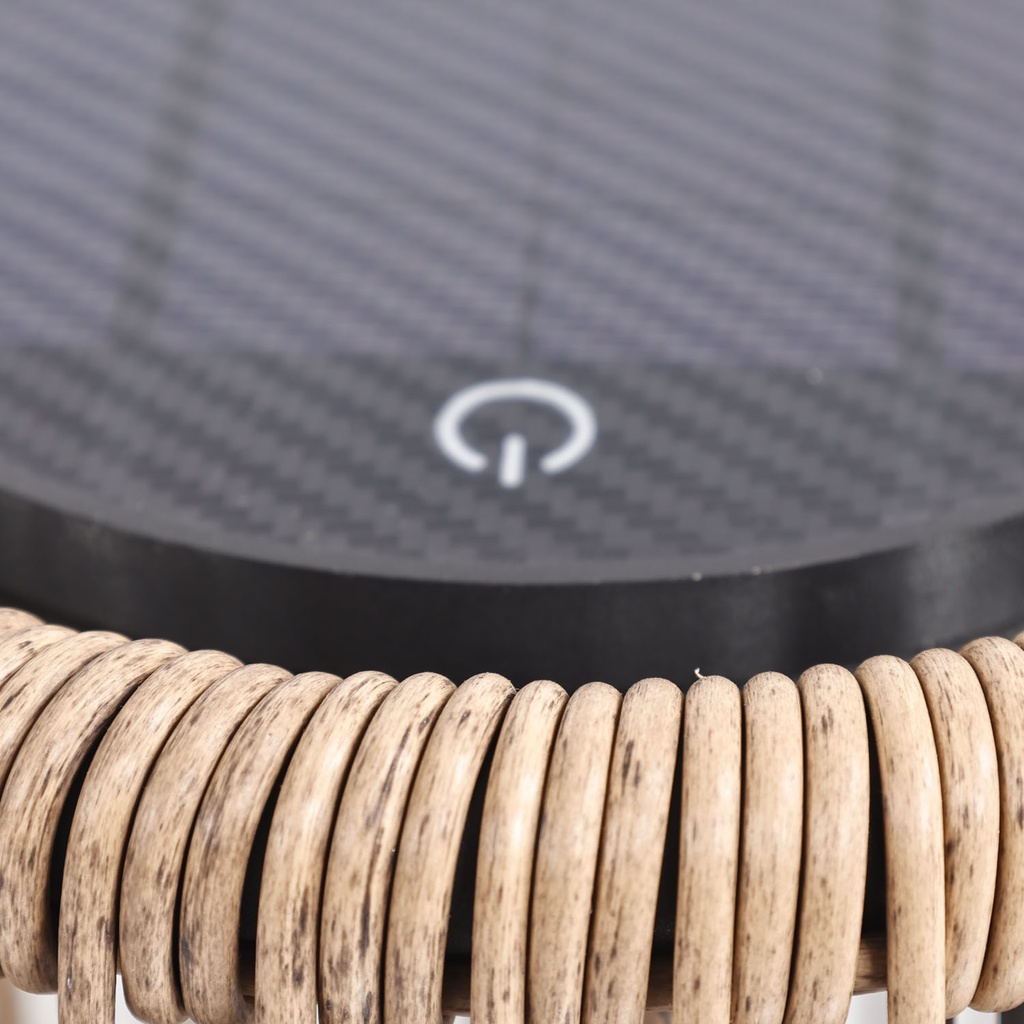 Lámpara de exterior Lúa c/n panel solar