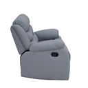 Sofá reclinable 2 cuerpos Boston gris claro 