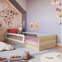 Cama Montessori Affeto c/colchón Supreme D23 1 plaza
