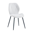 Juego comedor Khissa B  4 sillas Aziza gris claro