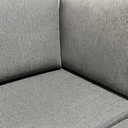 Juego living terraza seccional Beckman gris