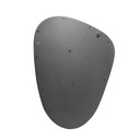 Espejo 40x60cm orgánico plateado