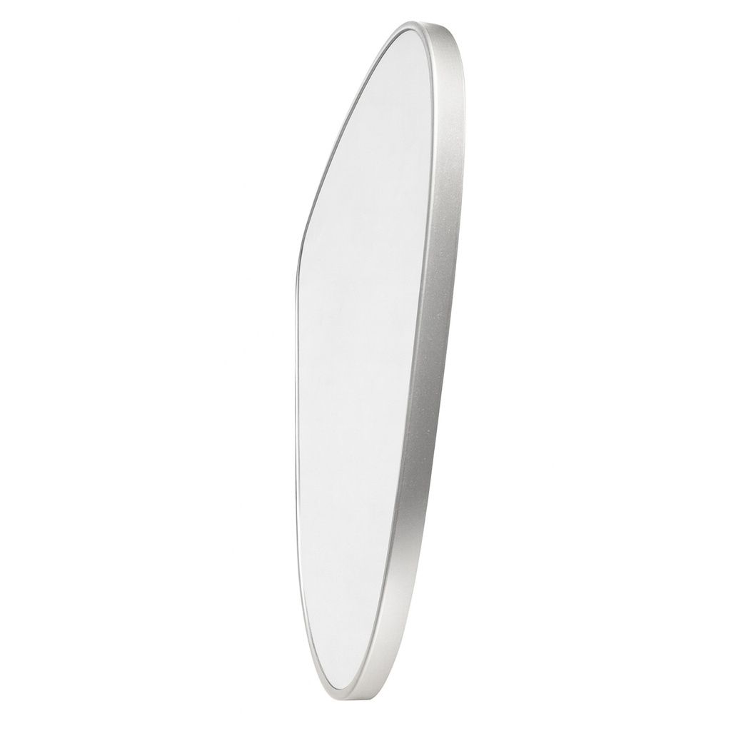 Espejo 40x60cm orgánico plateado