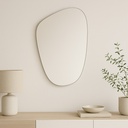 Espejo 40x60cm orgánico plateado