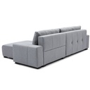 Sofa cama reversible seccional Essen gris claro