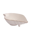 Pocillo Cerámica Caracola Blanco 21cm