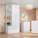 Ropero Laberinto 2 Puertas Blanco