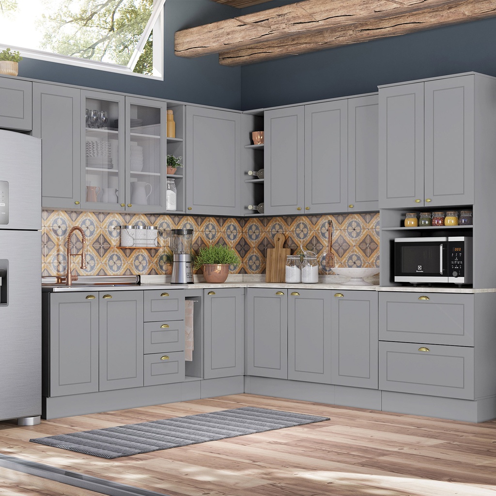 Aéreo cocina Americana gris 120cm