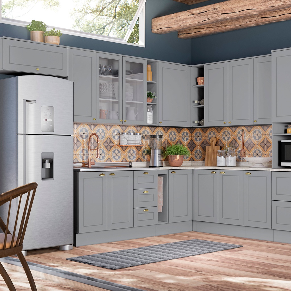 Aéreo cocina Americana gris 80cm